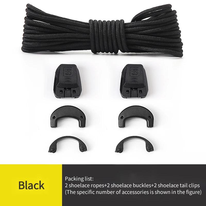 NEW Round Tennis Shoe Laces Without Ties Fashion No Tie Shoelaces Adult Kids Outdoor Running Sneakers Laces Shoes Accesories
