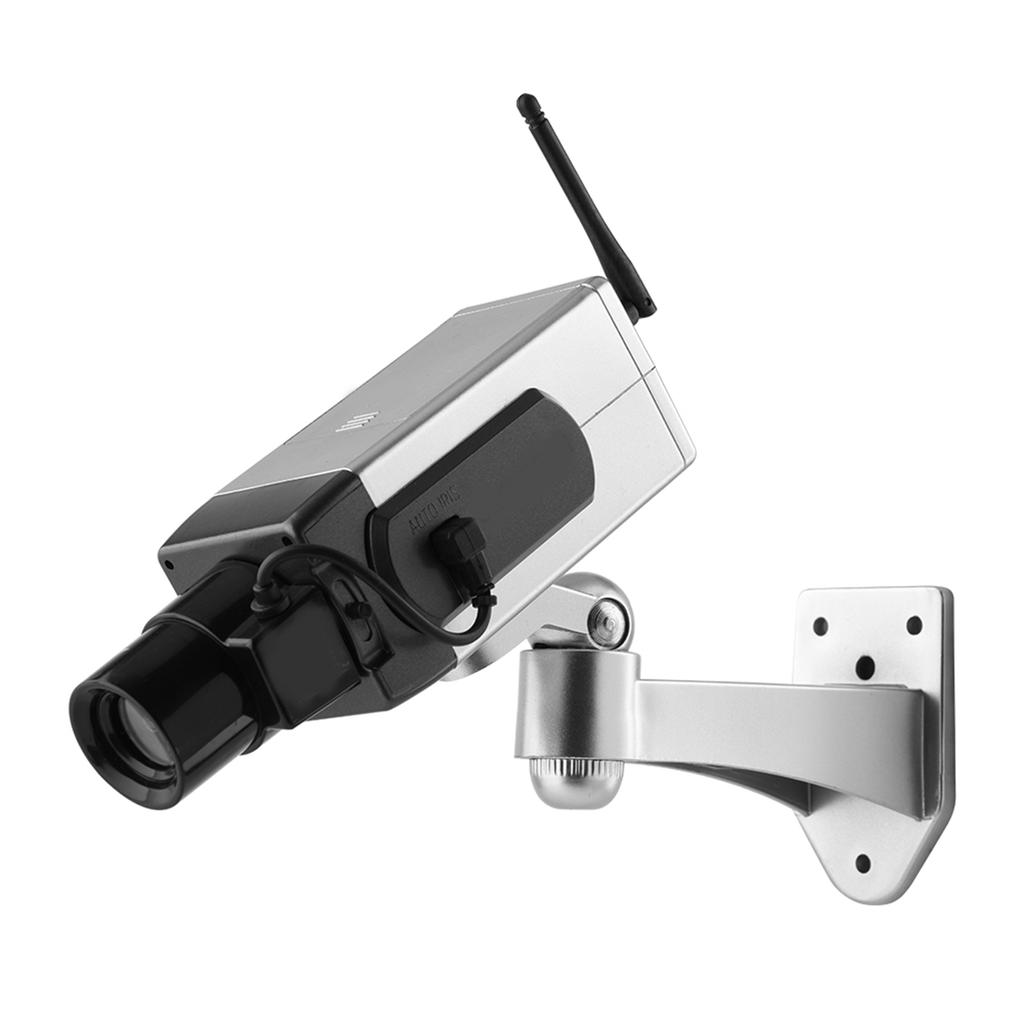 Bullet Dummy Fake Surveillance Security Camera Auto Movement Dummy Camera for Indoor & Outdoor