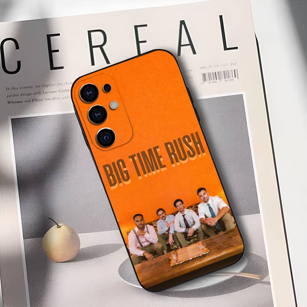 Music B-Big T-Time R-Rush Phone Case For Samsung S25,S24,S21,S22,S23,S30,Ultra,S20,Plus,Fe,Lite,Soft Black Cover