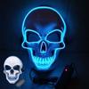 Horror Props Halloween Cosplay Skull Helmet White Skull Mask Halloween Skull Mask Luminous Mask