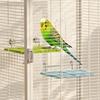 Imitation Rattan Weaving Jumping Platform Bird Resting Platform  Bird Cage Accessories