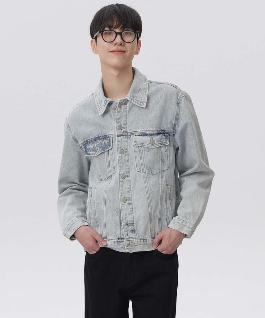 Plac Scratch Standard Denim Jacket M21 Glacial Blue