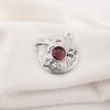 Rhodolite Gemstone Jewelry, Handmade Silver Pendant, 925 Solid Sterling Silver Pendant For Mother's Gift