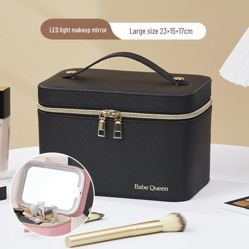 

Светодиодная косметичка с зеркалом - Вместительный, высококлассный кейс для визажистов с подсветкой