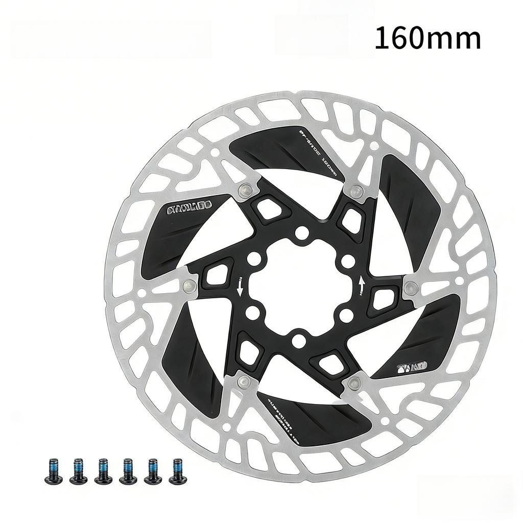 Floating Heat-Dissipating Brake Rotors for Road & Mountain Bikes, 6-Bolt & Center-Lock Discs