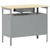 Workbench with Drawers Black and Gray 100 x 55 x 85 cm
