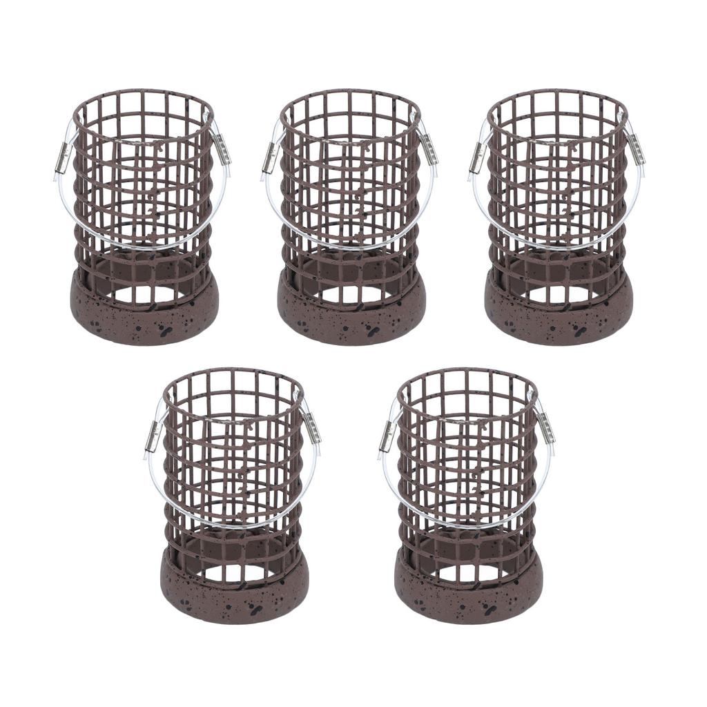 Fishing Bait Cage Lightweight Quick Sinking Sturdy Metal Fishing Bait Trap Basket Feeder Holder 50g