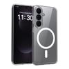 Samsung S26 Magnetic Transparent All-inclusive S25edge Mobile Phone Case S23 Anti-drop s24Ultra Two-in-one Protective Case