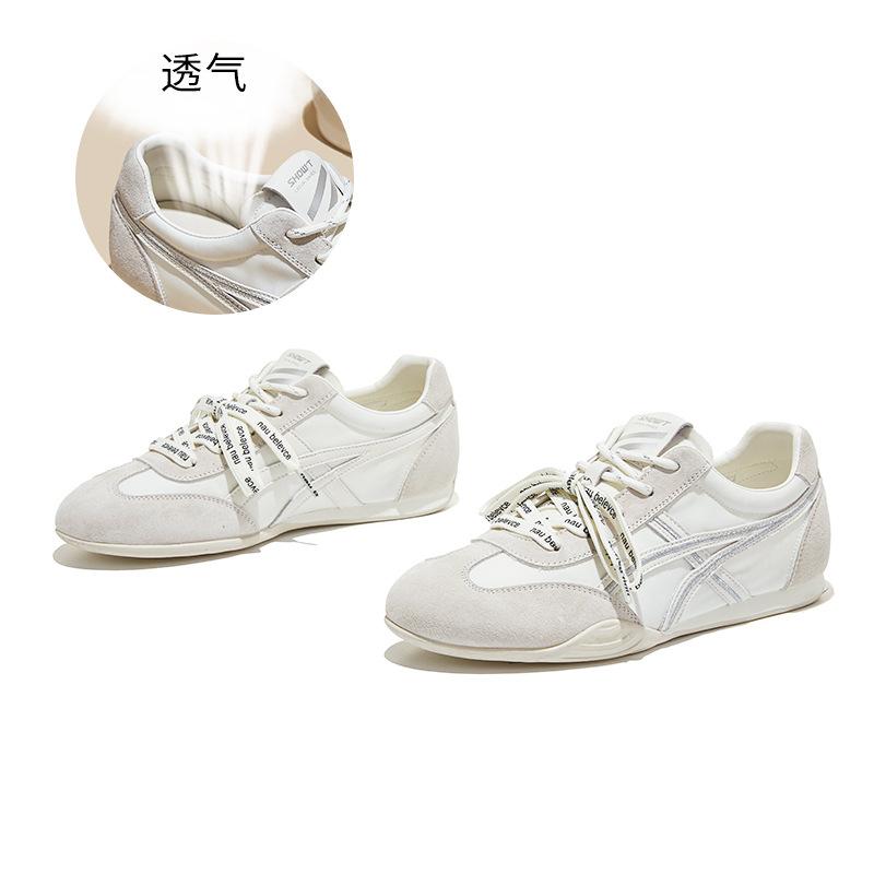 Leder Deutsche Trainingsschuhe Damen Frühling Neu Retro Kontrastierend Forrest Gump Schuhe Freizeit Sport Damenschuhe Vielseitige Schuhe Kinder