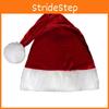 Santa Claus Hat With Plush Velvet Material For Christmas Celebration