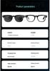 AI Smart Glasses with 800W Camera, Anti-shake, Photo Translation, Call Recording, Voice Assistant - Model CY01-01