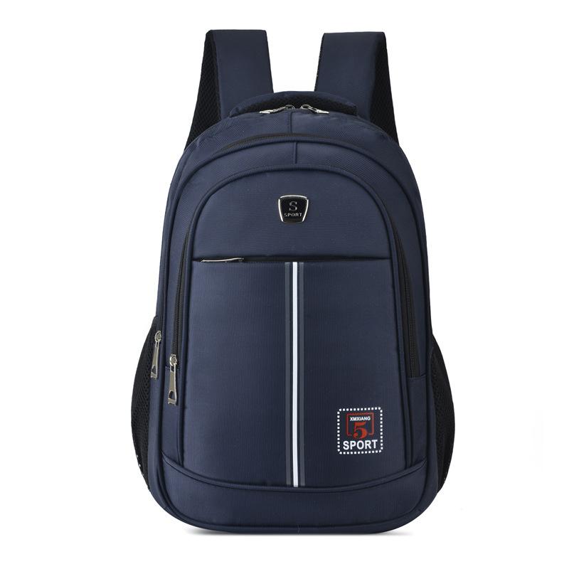 

Leisure travel backpack, men s commuting water-proof simple backpack, large-capacity dirt-resistant computer backpack синій