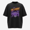 The Count Vintage 90s Graphic T-Shirt Japanese Retro Vampire Black Tee Shirt