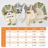 YIN OON Baby Long Newborn Cute Animal Spring Front Baby Brown Stripes Dog Size 80 Clothes, Fall/Winter Coverall/Romper, Sleeve, Girls/Boys Pajamas,