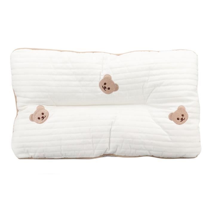 SURENHAP Oreiller mignon pour tout-petit Mignon enfant en bas âge oreiller motif animal doux PP puericulture Type d'ours
