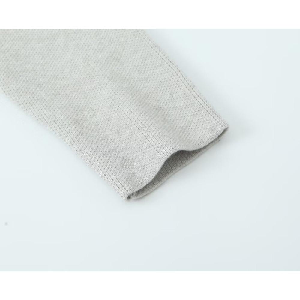 GMXIA Damen Vintage Casual Solid Color Print Herbst Winter Langarm POLO Neck Jacken & Mäntel