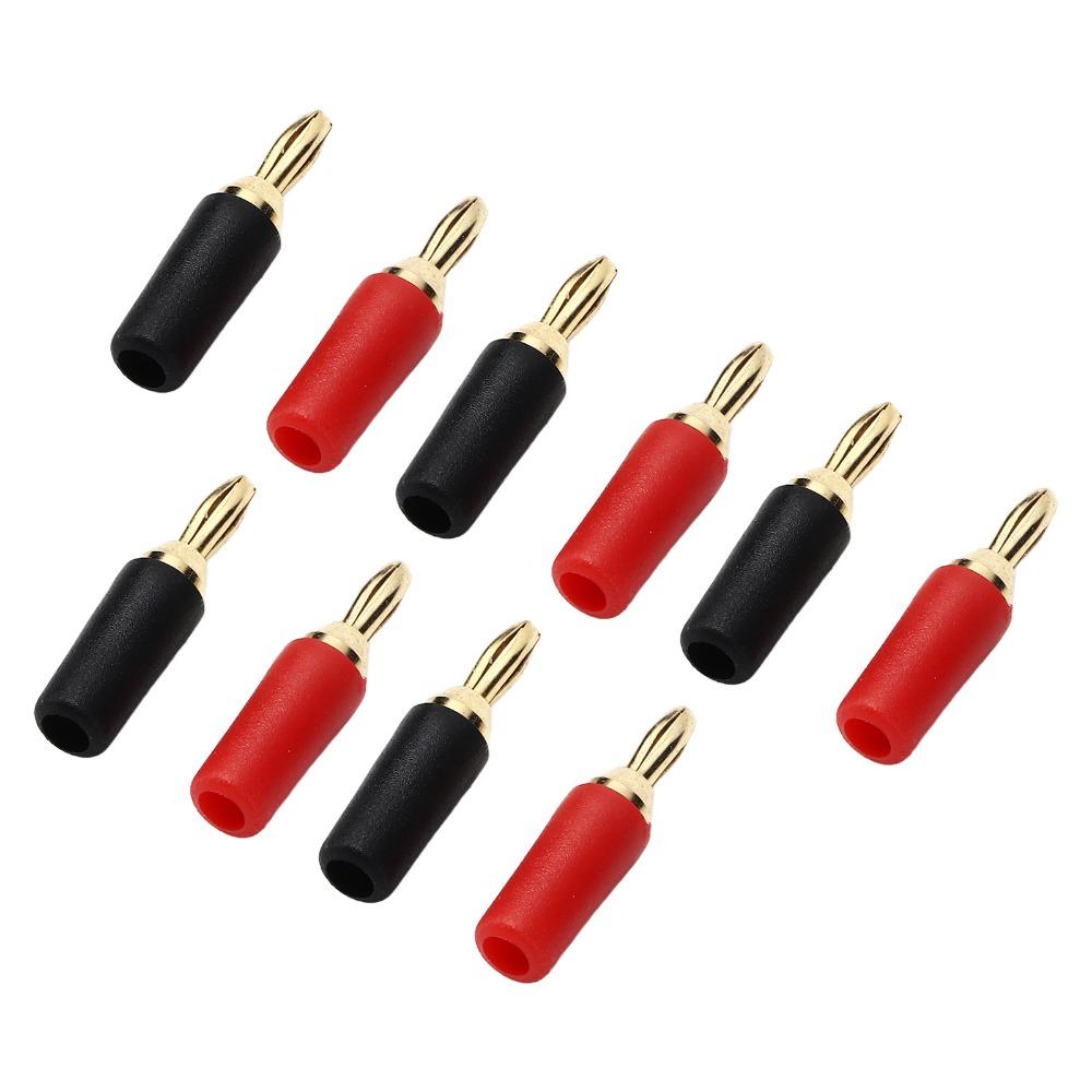 5 Sets Four Blade Speaker Connector 2.5mm Soldering Connector Male  Banana Plug  Electronic Projects