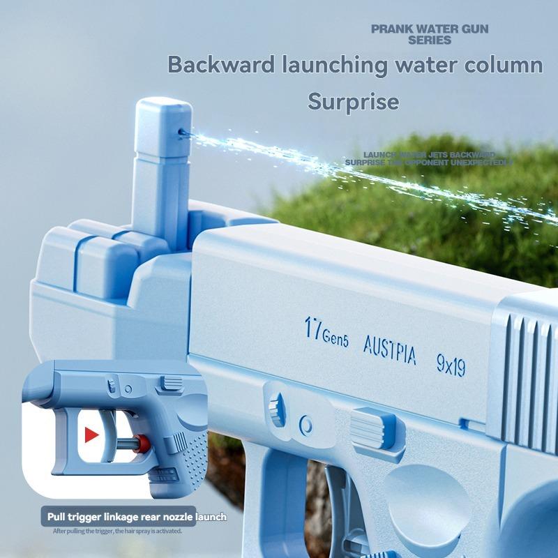 New Prank Water Gun Toy Handheld Manual Two-Way Water Gun Summer  Water Toy Children Outdoor Swimming Pool Toy Beach Fun Gift
