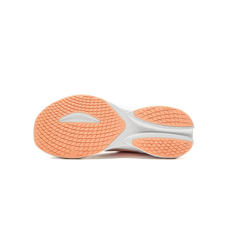 Li Ning Kids Running Shoes Comfortable Versatile Shock Absorbing Durable Low Top Kids Sneaker Fluorescent-Orange Standard-White YKFV094-4