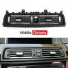 Front Console Central Air Conditioner AC Vent Grille For BMW 5 Series F10 F11 520i 523i 525i 528i 535i 64229166885 64229209136