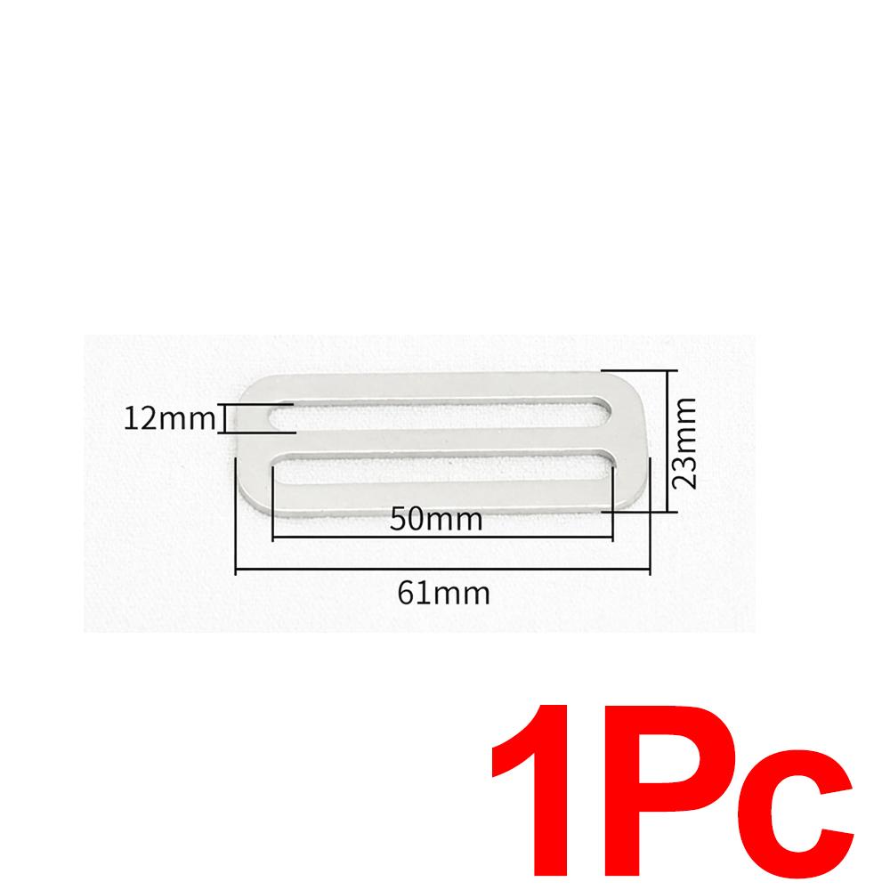 Durable Diving Belt Retainer Diving Slide Buckles 316 Stainless Steel Weight Belt Retainer Freediving Webbing Harness Buckle