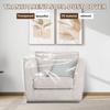 2Pcs Transparent Sofa Dust Cover Plastic Waterproof Recliner Protector Cover Multi Purpose Furniture Protective Cover for Home