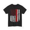 Vintage Valentines Day American Flag Hearts Mens Boys Kids T-Shirt