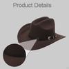 Classic And Trendy Western Cowboy Hat with Adjustable Cord for Shows Carnivals