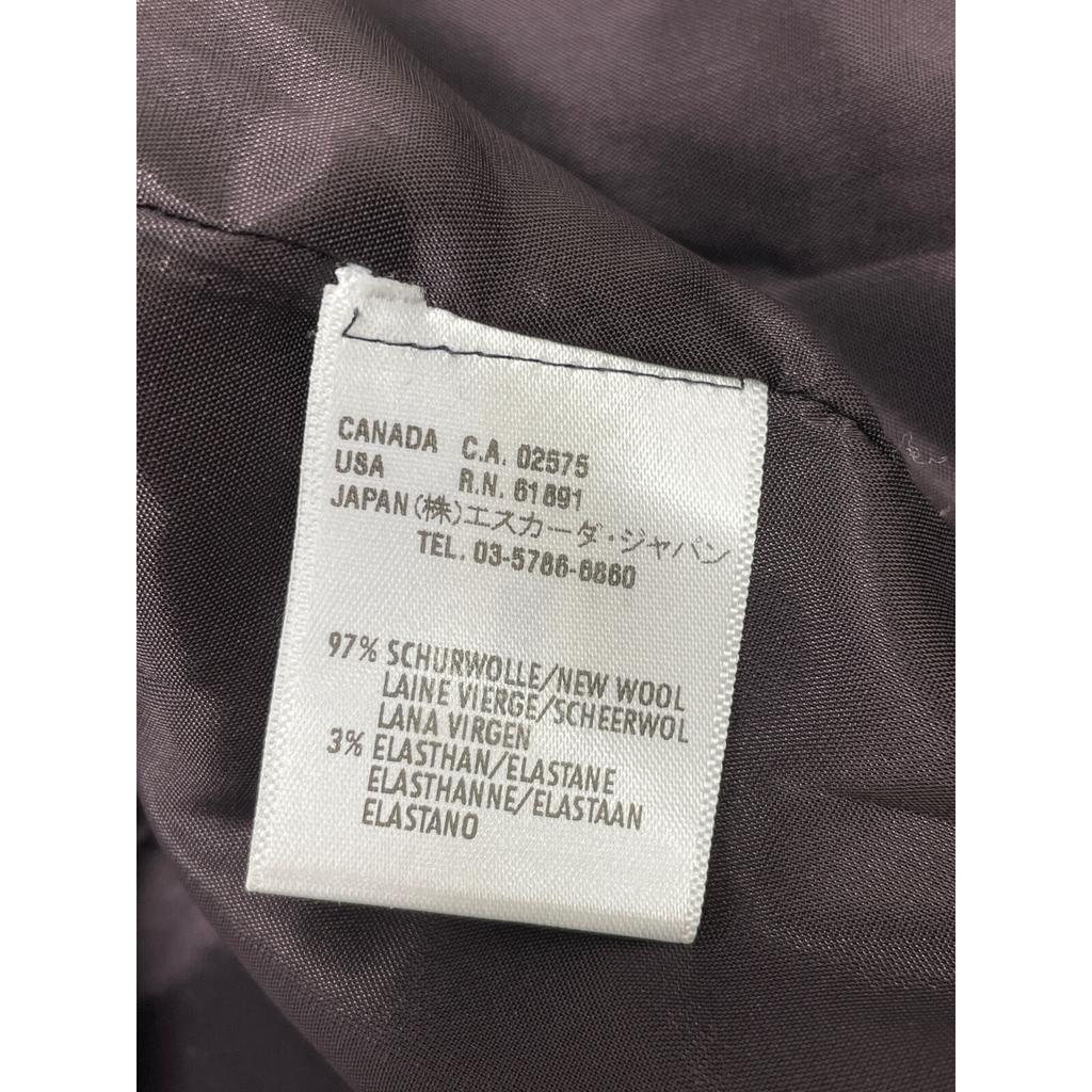 Escada Purple Wool Peach Lapel Single Jacket Jacket 40 BrownUsed