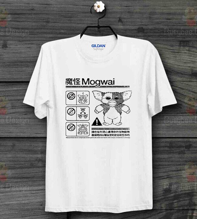 Mogwai Gremlins Safety Instructions Diagram Movie Retro Unisex T Shirt  B14