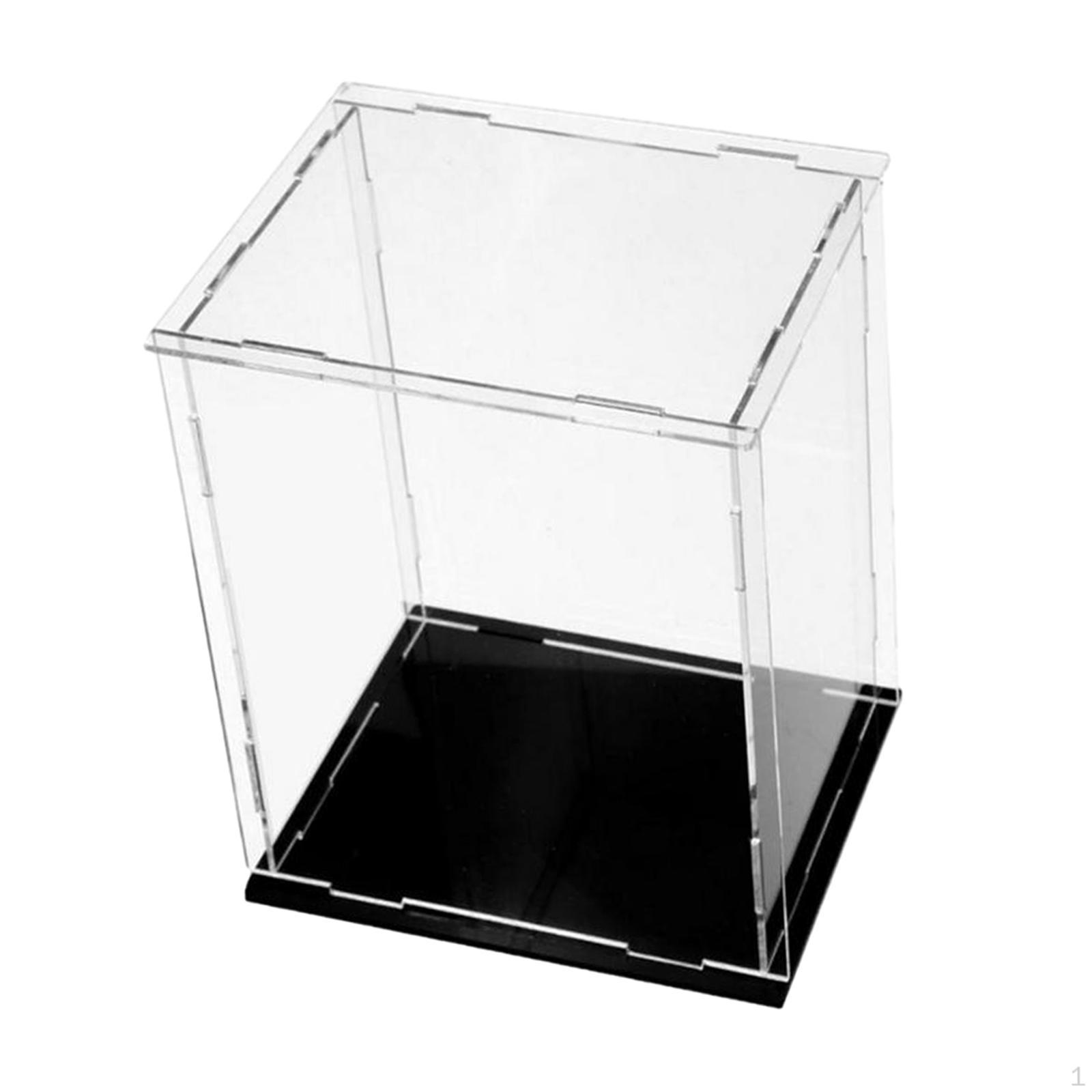 Acrylic Display Case Collection Cube Award Trophy Organizer Assemble Collectibles Box for