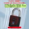 CLEAYODO Smart Padlock, Fingerprint Lock with 10 Fingerprints, Type-C Charging Cable, 1 Hour Charging, 180 Days Battery Life, Low Battery Reminder, Zi
