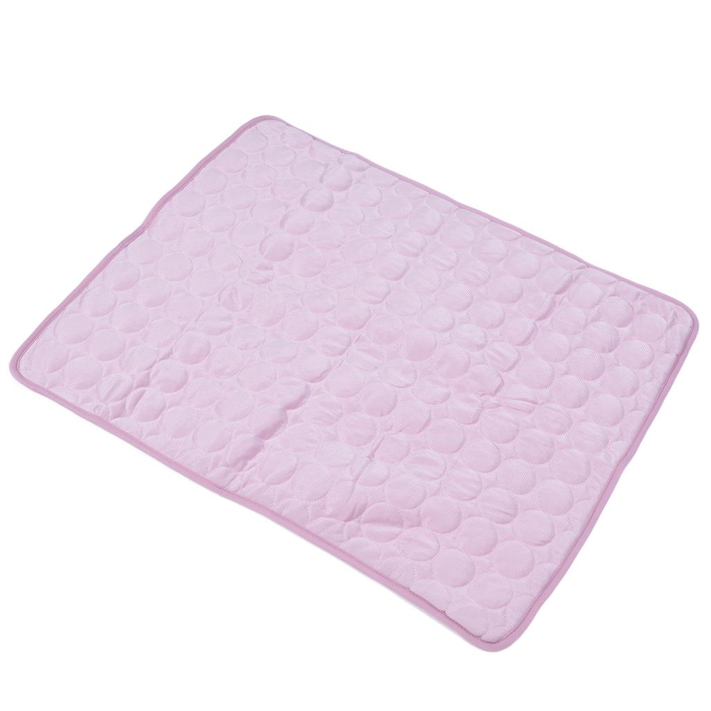 Pet Cooling Mat Breathable Soft Summer Dog Cat Sleeping Pad for Kennel Sofa Bed FloorPink XXL
