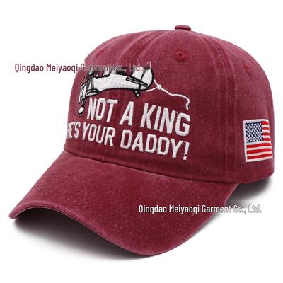 He's Your Daddy Vintage Airplane Flag Embroidered Baseball Cap - Unisex