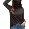 Women's Dust-proof Mask High-neck Long-sleeved T-shirt Top