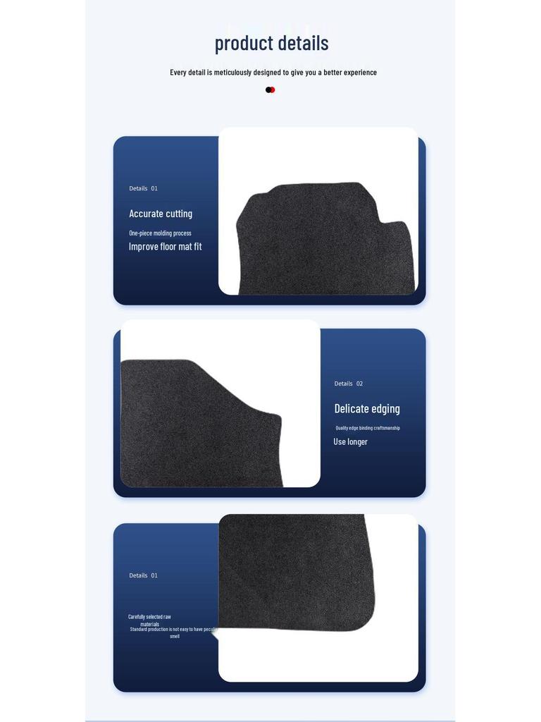 Anti-Slip Suede Nylon Floor Mats for 2024-2025 Subaru Crosstrek