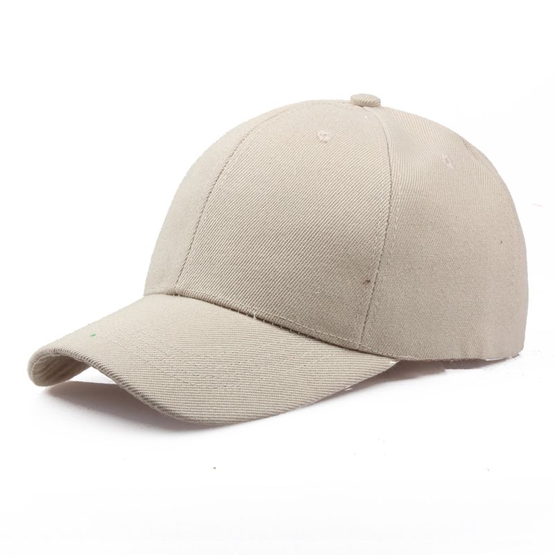 Plain Cap Baseball Strapback Adjustable Solid Blank Hat  Men Women Caps Visor