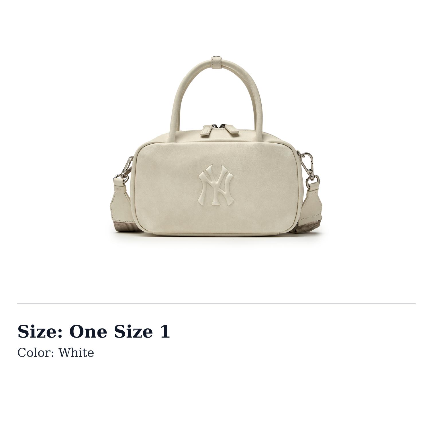 MLB Pu Handbag Regular Womens White 3ACRV016N-50CRS One Size 1