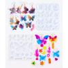 Personalized Butterfly Shaped Earrings Mold Epoxy Crystal Silicone Molds Customized Earwear Mould Jewelry Making Tool