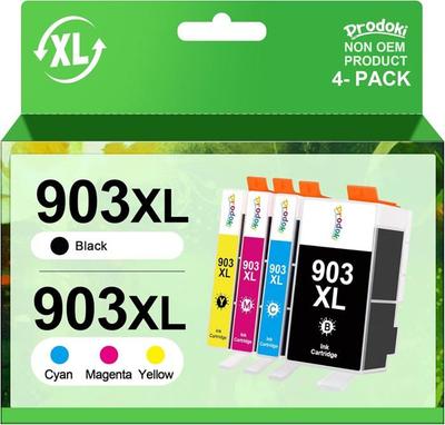 Ink Cartridges - HOME FIT TRAINING - 903XL - Pack of 4 - Compatible HP - High Print Quality