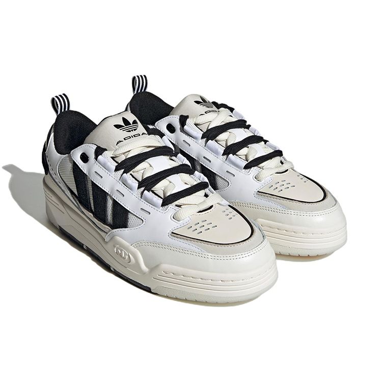 Adidas Originals Adi2000 Pohodlné Všestranné Nízké Skate Boty Unisex Tenisky Bílá Černá H03494