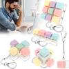 5Pcs Adult Keyboard Clicker Toy Mechanical Keyboard Keychain Toy Funny Cube Key Button for Adults Gifts To Relief Pass Time
