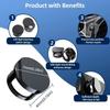 2/4Pcs Dust-proof Camera Lens Protect Cover Adjustable Light Shielding Sticker  Bright Environment