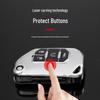Black TPU Full Coverage Car Key Case for Jeep Wrangler Sahara JL Rubicon
