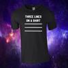 Three Lines On A Shirt England Word Cup Football Kids/Adults Top T-shirt Tee
