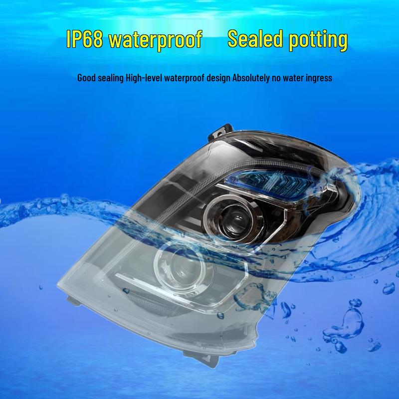 Chenglong H7 and Dongfeng Liuzhou H5 LED Headlight Assembly for Balong M3 Accessories Modification