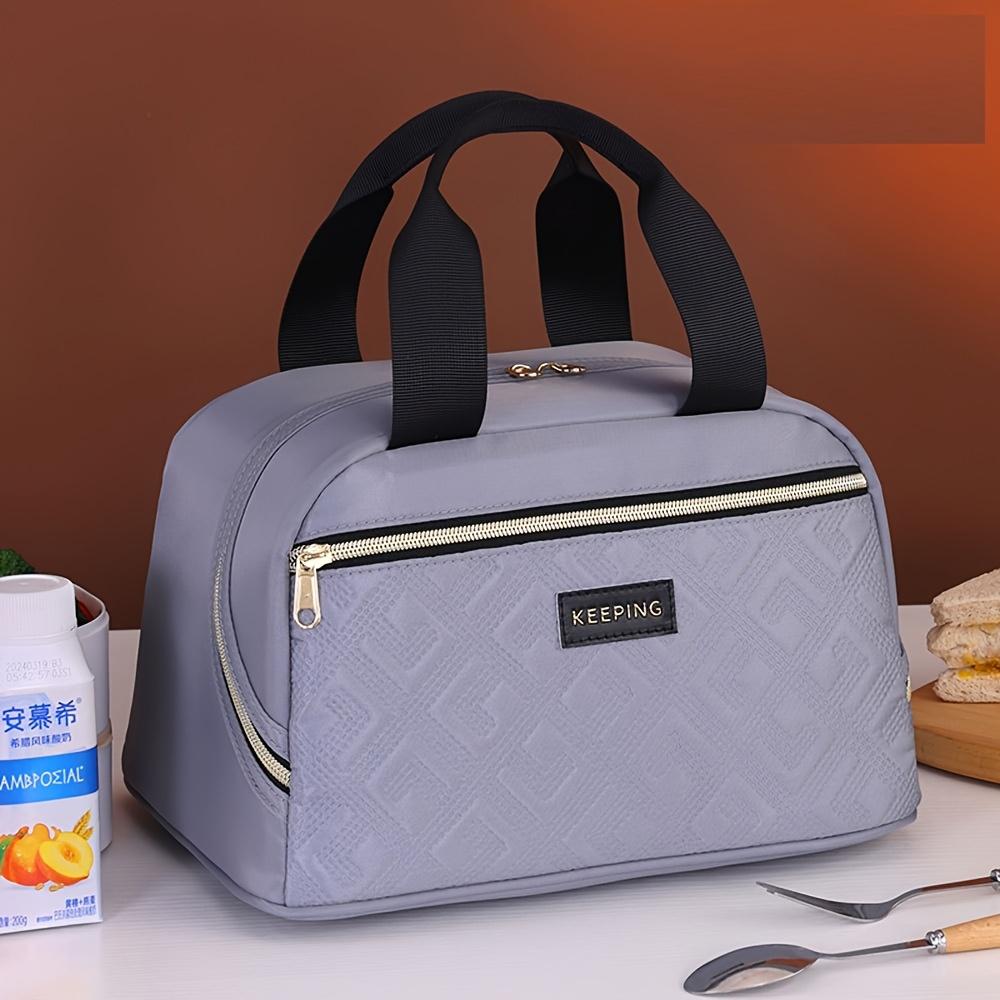 Non Food Contact 1pc New Style High Appearance Level Hand Held Lunch Box Bag for Carrying Food To Work, Insulated Lunch Bag, Picnic Insulated Bag