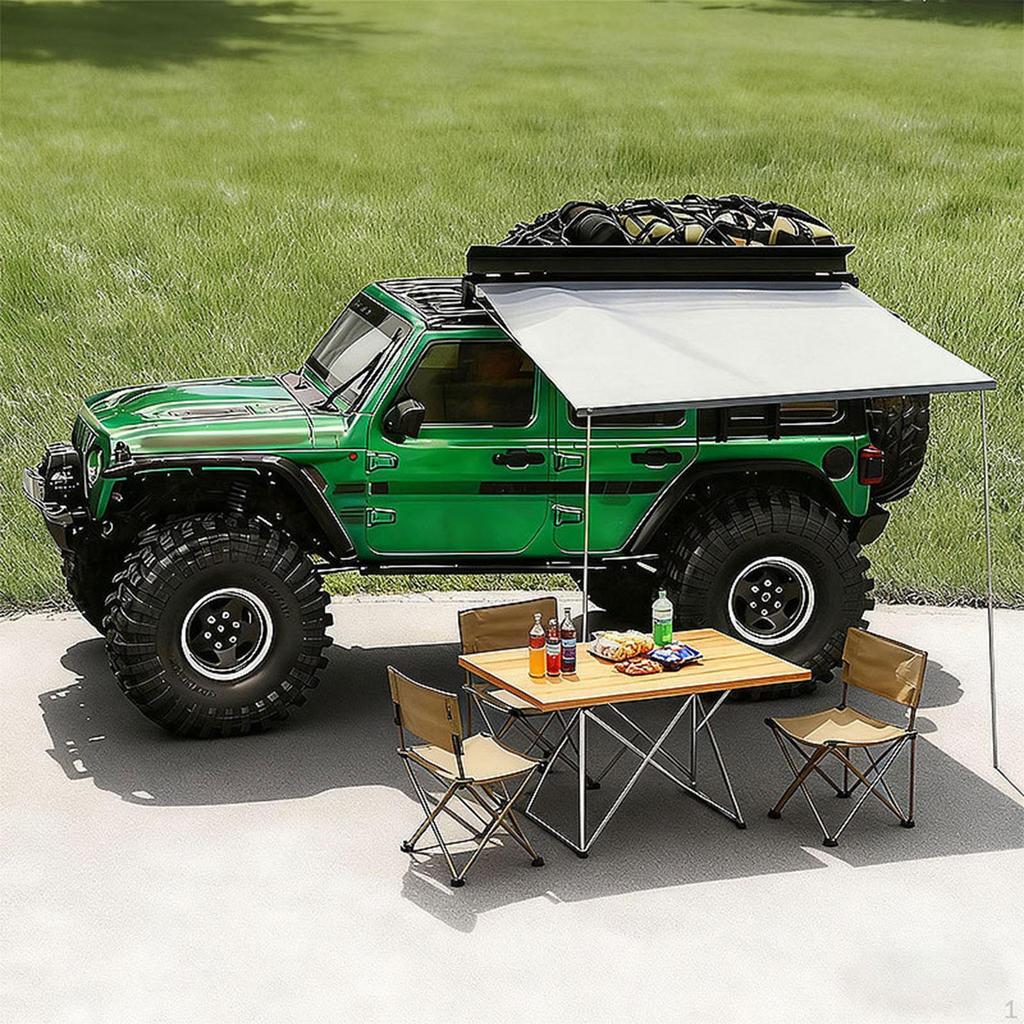 1/10 RC Crawler Luggage Bag Miniature 2.3x1.5x1.7 Inches Accessories Easily Install Decoration