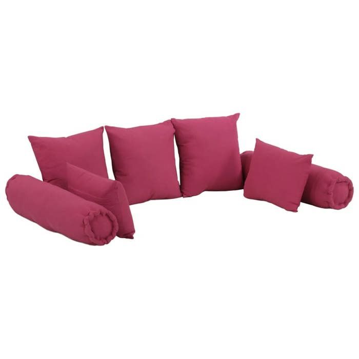 VidaXL Lot de 7 Ensemble d'Oreillers Décoratifs, Coussins de Sièges, Décoration de Canapé Salon Salle de Séjour Intérieur, 350381
