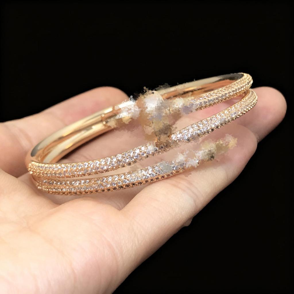 Kaka Women's Nail Bracelet Set with Necklace & Earrings - European & American Style, Versatile Light Luxury Jewelry